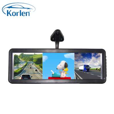 12.2 inch bus mirror monitor 3 video inputs